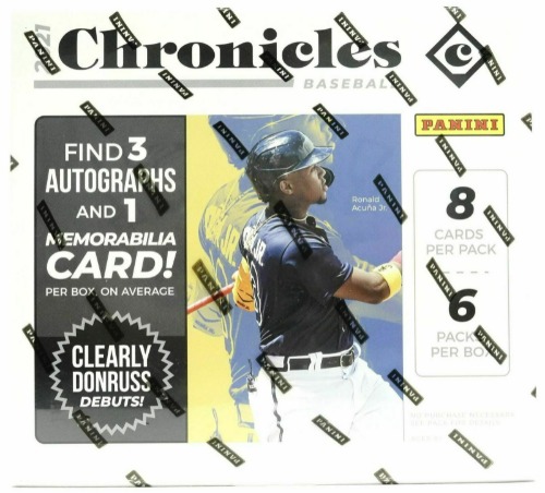 2021 Panini Chronicles Baseball Hobby Box 크로니클스 야구 하비 박스