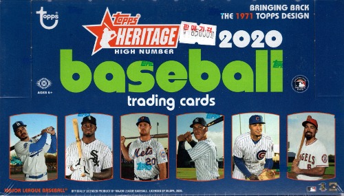 2020 Topps Heritage High Number Baseball Box